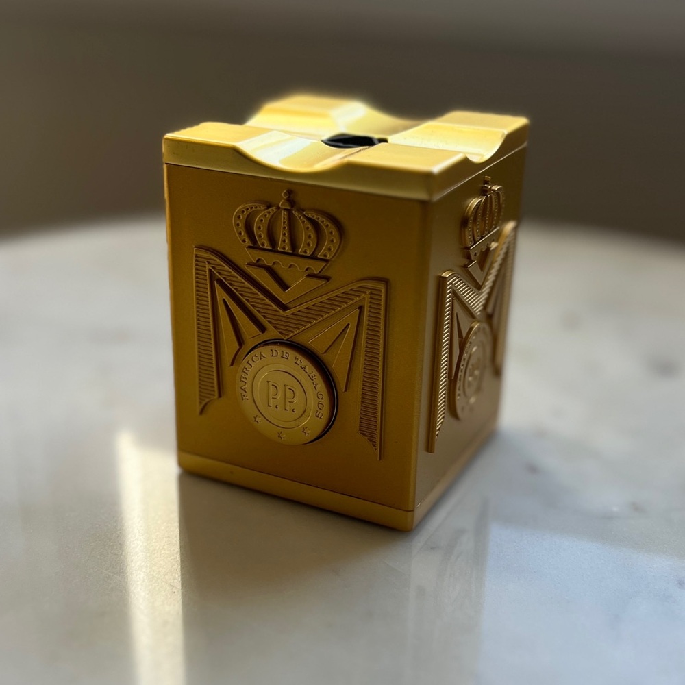 Gold Embossed Macanudo ‘M’ Table Lighter